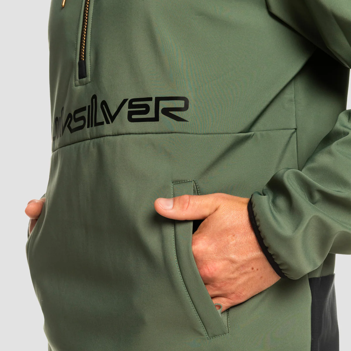 Quiksilver Live For The Ride Snow Pullover Hoodie Laurel Wreath - Image 3