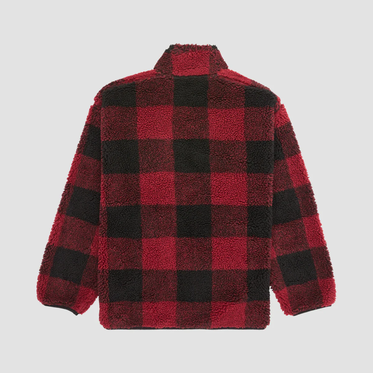 Quiksilver Mercury Woodlands Sherpa Half Zip Sweatshirt Woodlands Biking Red - Kids - Image 2