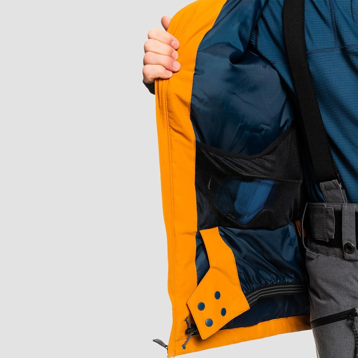 Quiksilver Mission Plus 10K Snow Jacket Buckthorn Brown - Image 3