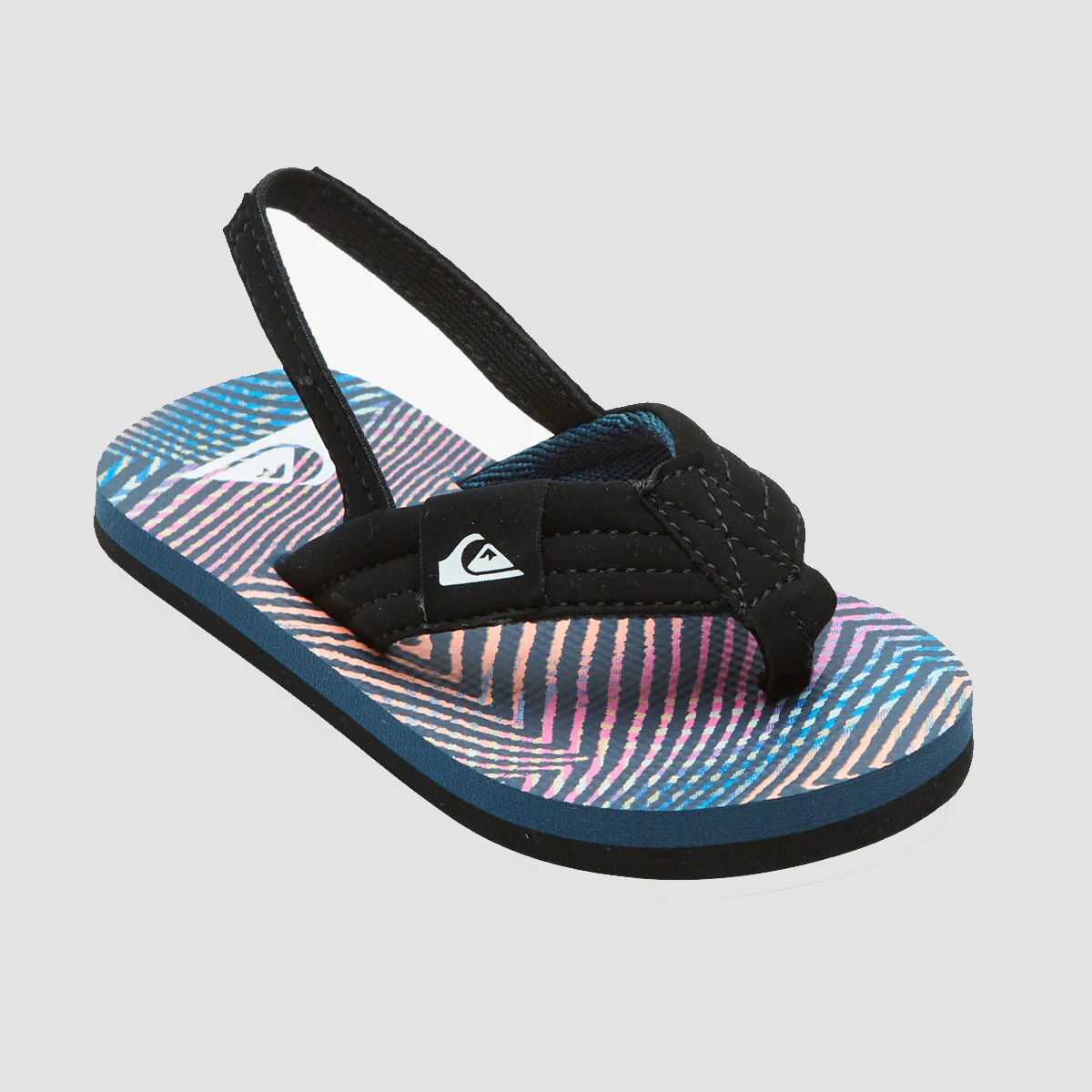 Quiksilver Molokai Layback Toddler Sandals Black/Orange/Grey - Kids - Image 3