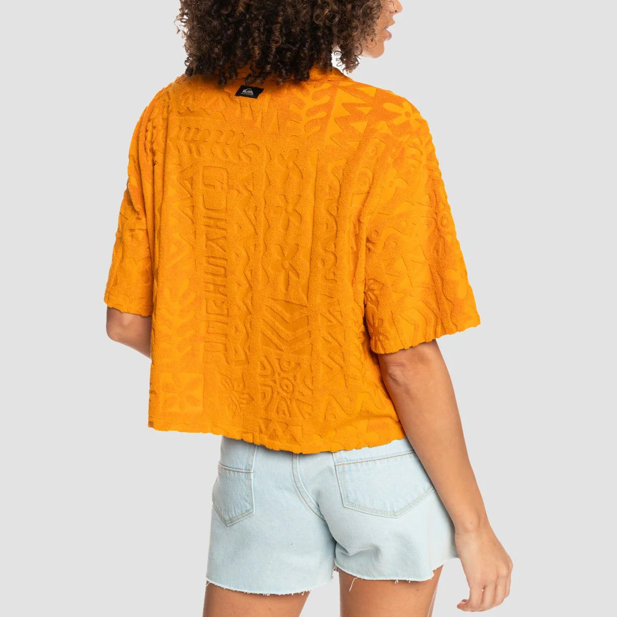 Quiksilver Nomad Culture Cropped Shirt Sunflower - Womens - Image 2