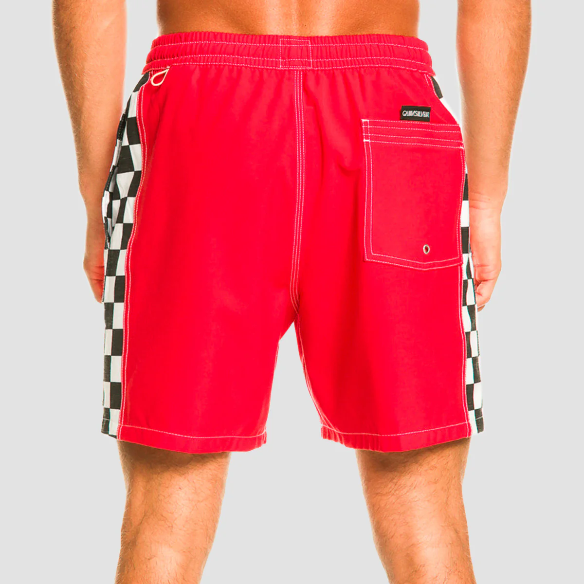 Quiksilver Original Arch 17" Swim Shorts High Risk Red - Image 3