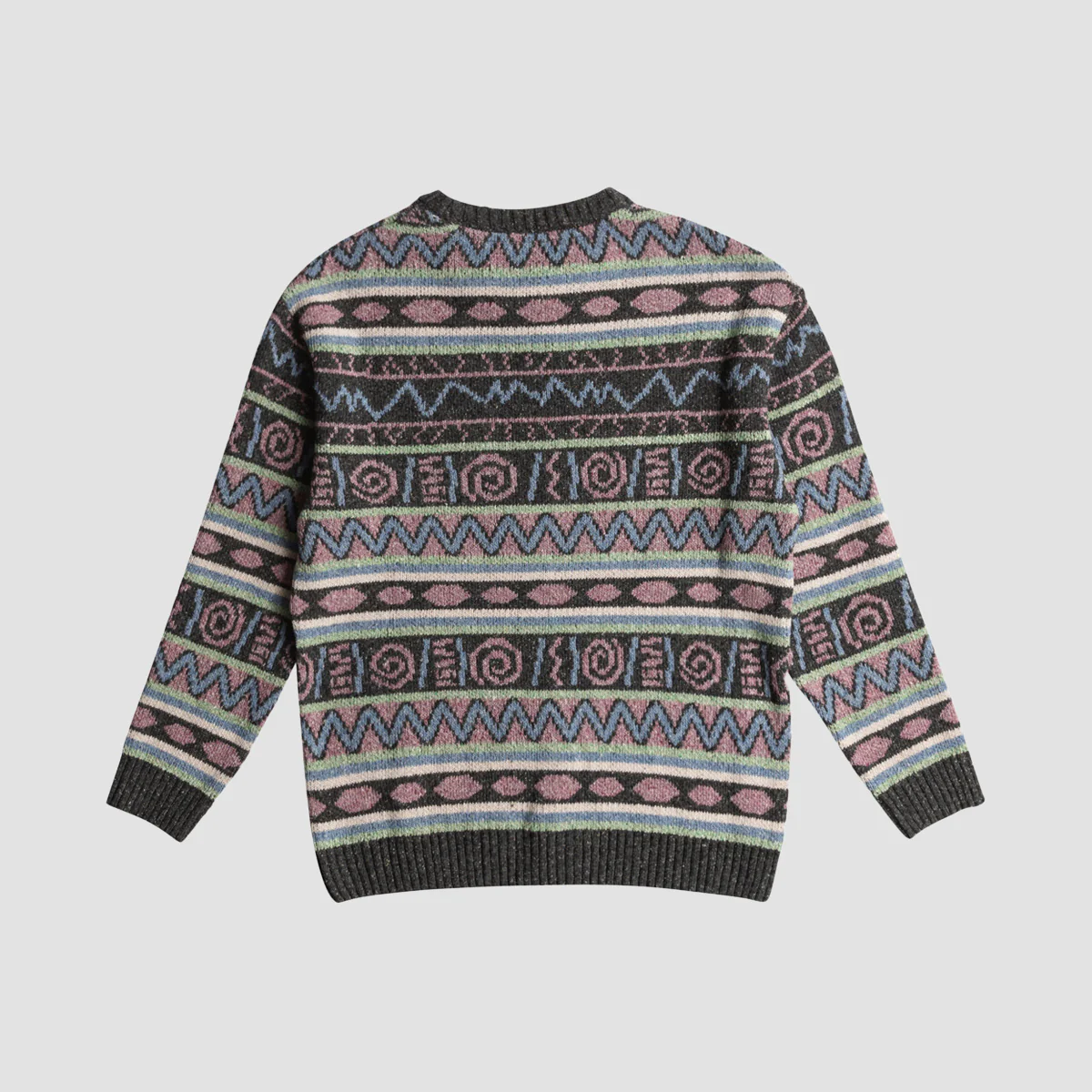Quiksilver Purple Vision Crew Sweatshirt Grape Shake Heritage Stripe 64 - Kids - Image 2