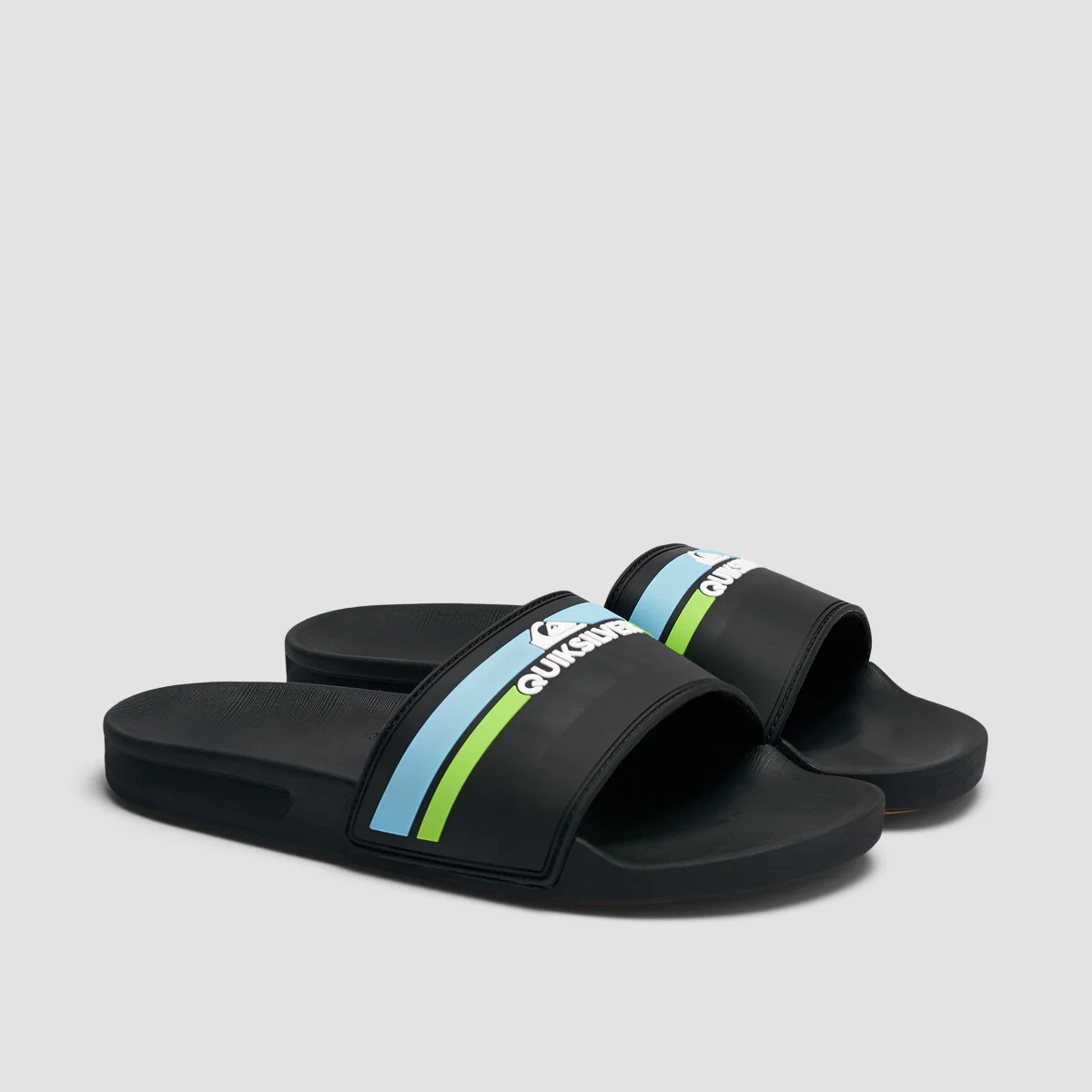 Quiksilver Rivi Slide Black/Orange/Blue - Kids - Image 2