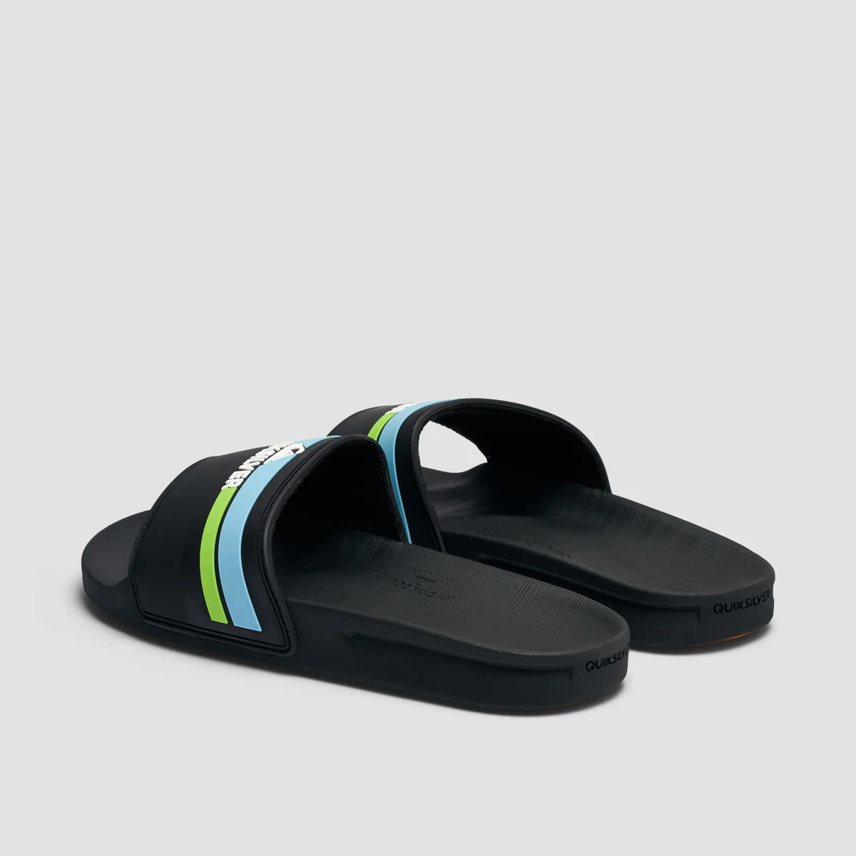 Quiksilver Rivi Slide Black/Orange/Blue - Kids - Image 3