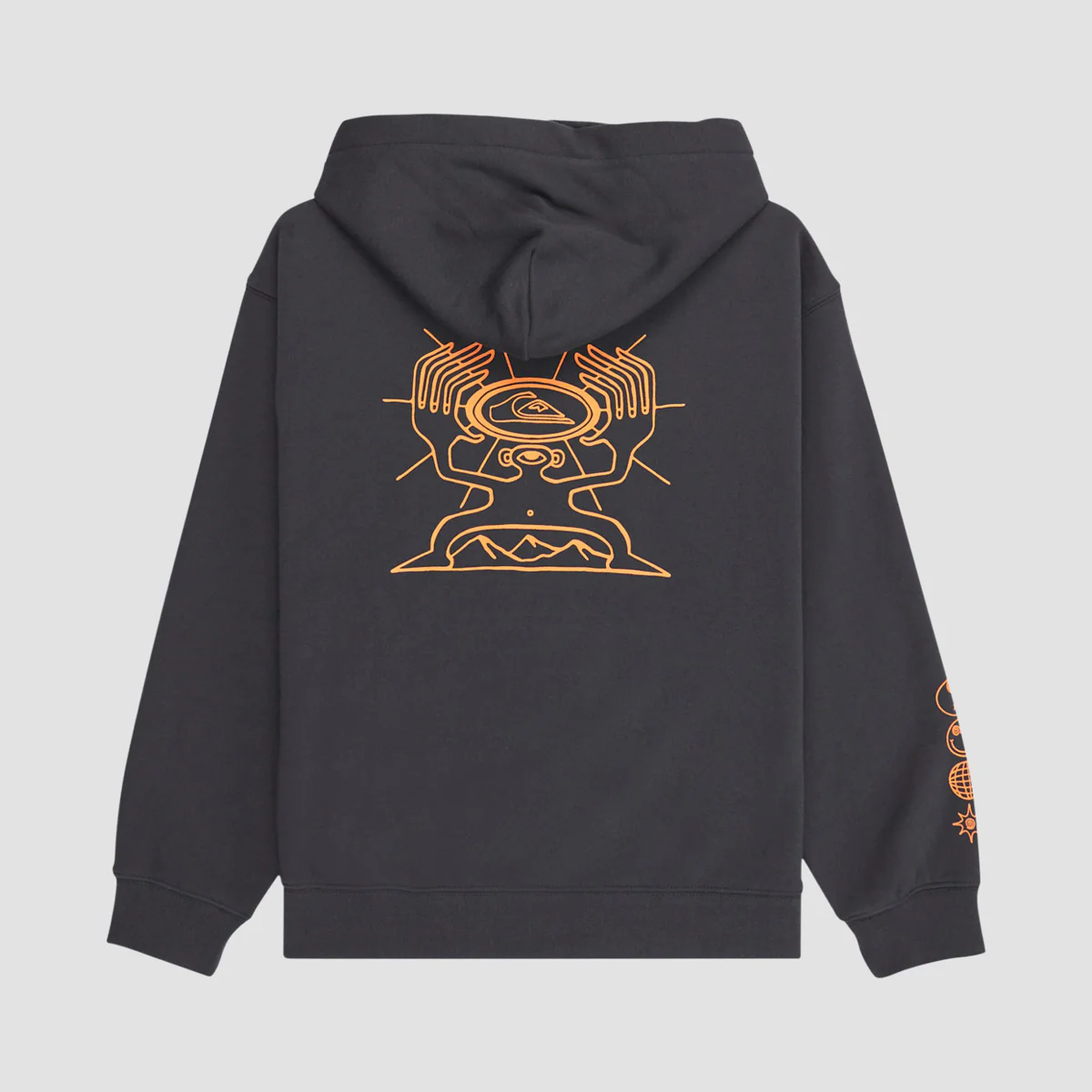 Quiksilver Salt Water Graphic Zip Hoodie India Ink - Kids - Image 2
