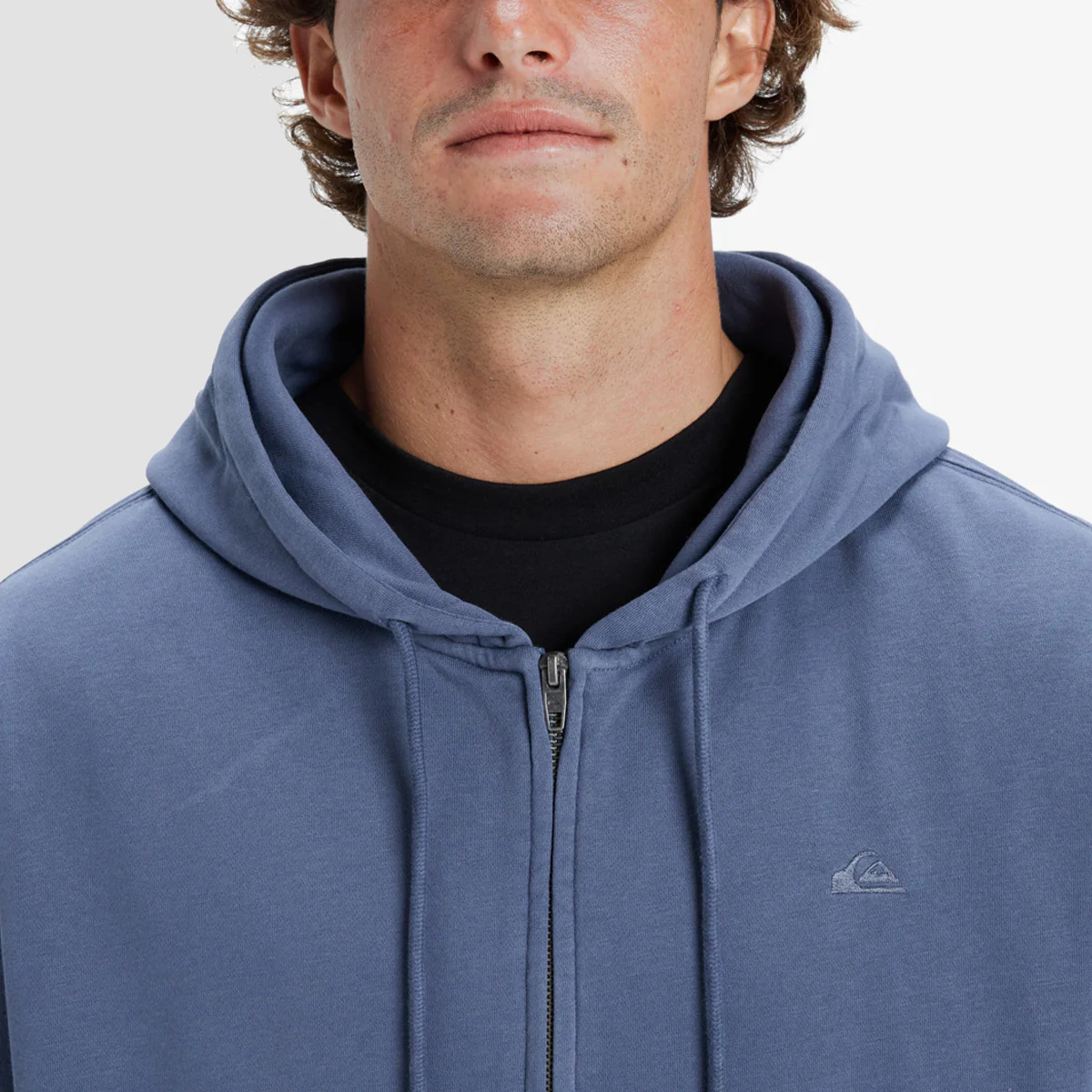 Quiksilver Salt Water Zip Hoodie Vintage Indigo - Image 2