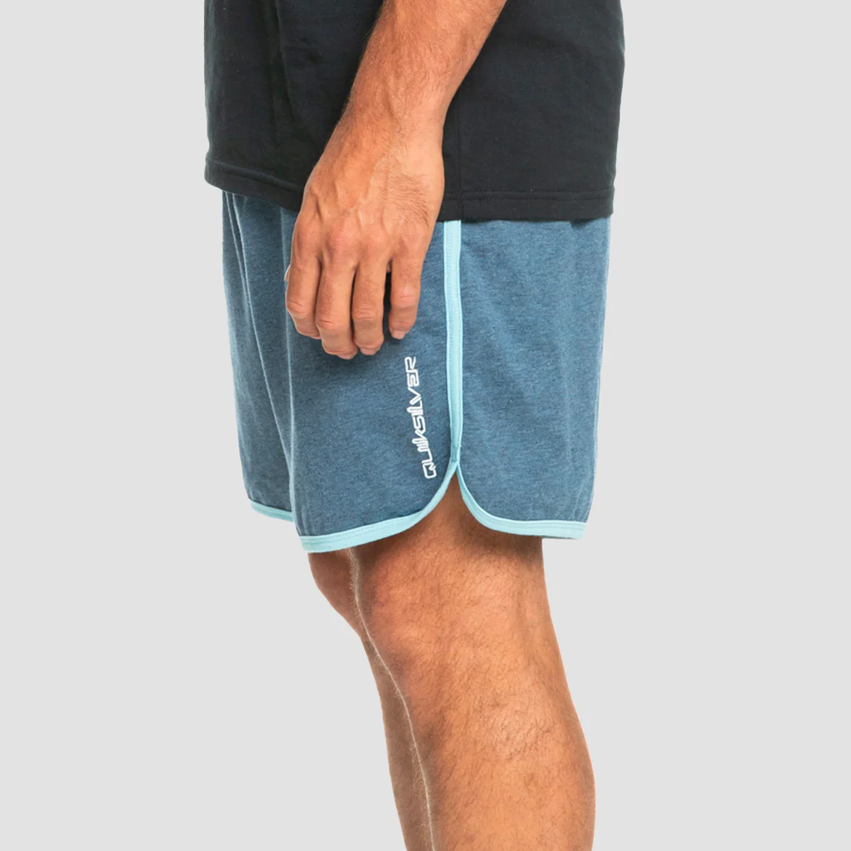 Quiksilver Scallop Terry Sweat Shorts Midnight Navy Heather - Image 2