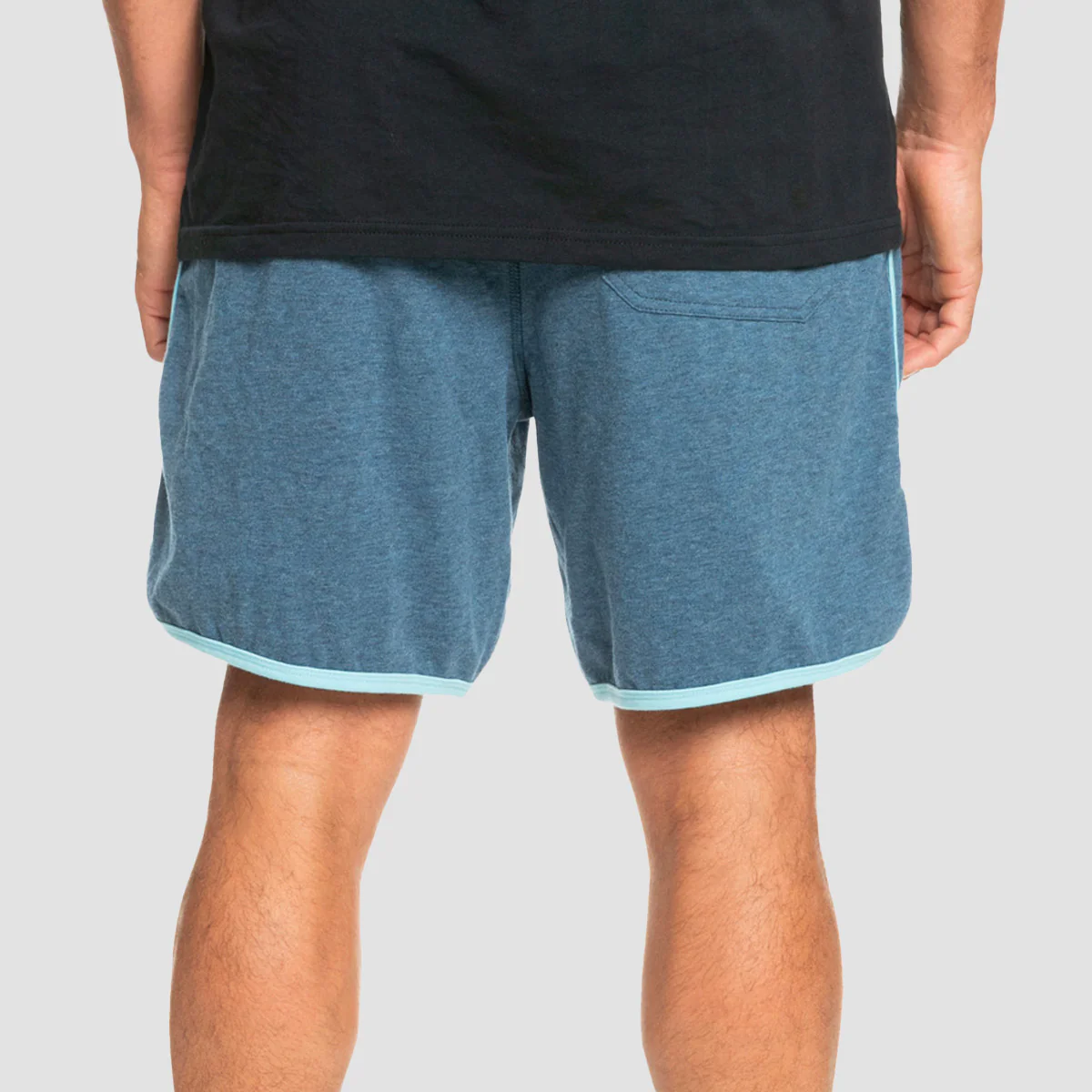 Quiksilver Scallop Terry Sweat Shorts Midnight Navy Heather - Image 3