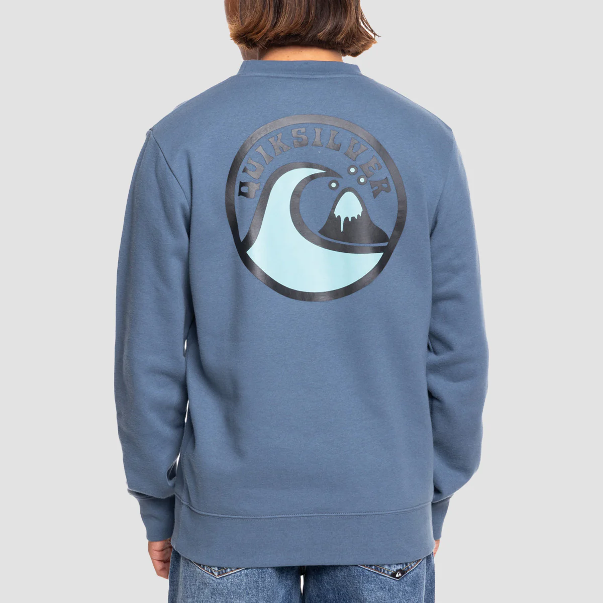 Quiksilver Screen Crew Sweatshirt Bering Sea - Image 2