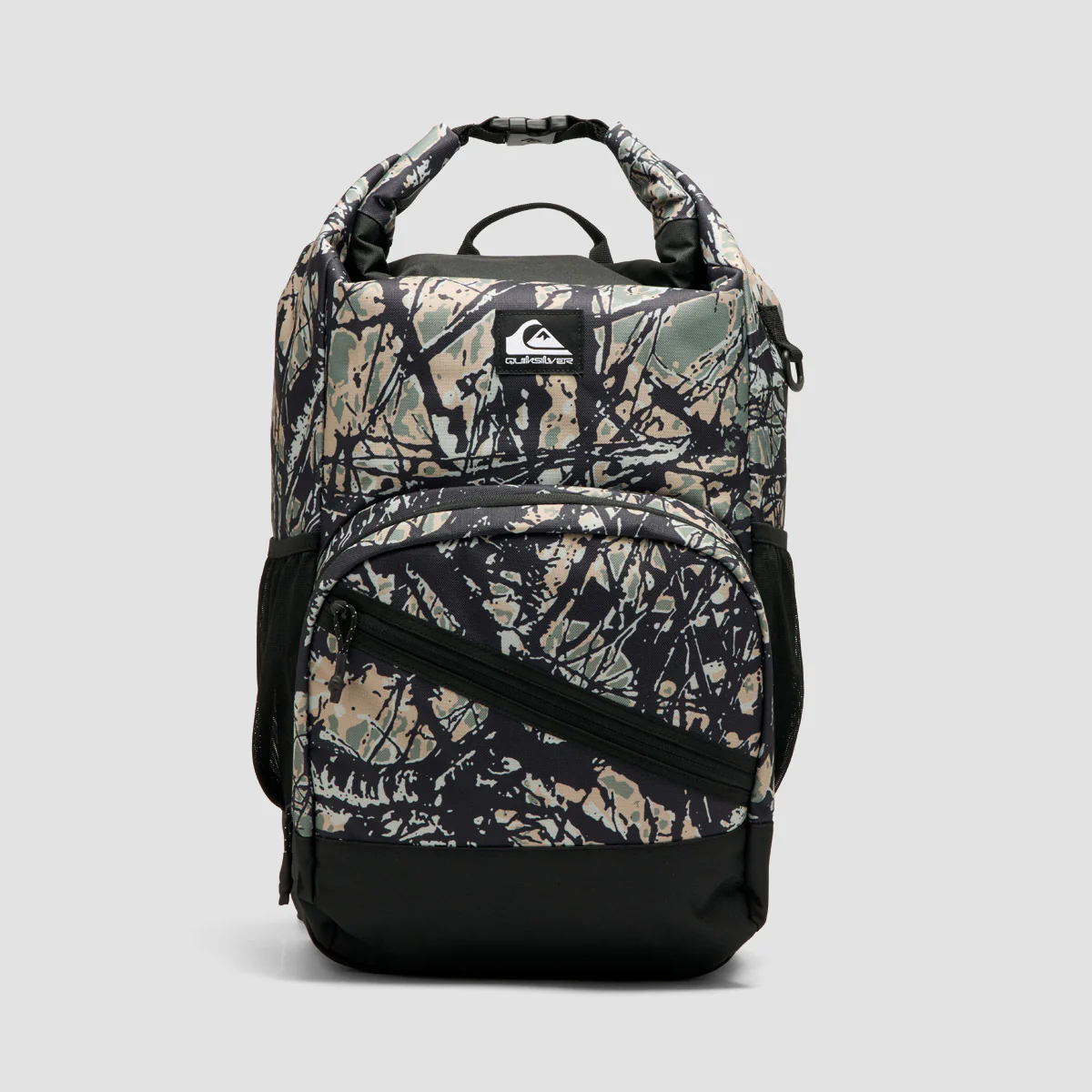 Quiksilver Sea Stash Voyager 30L Surf Backpack Woodland Abstract Sea spray