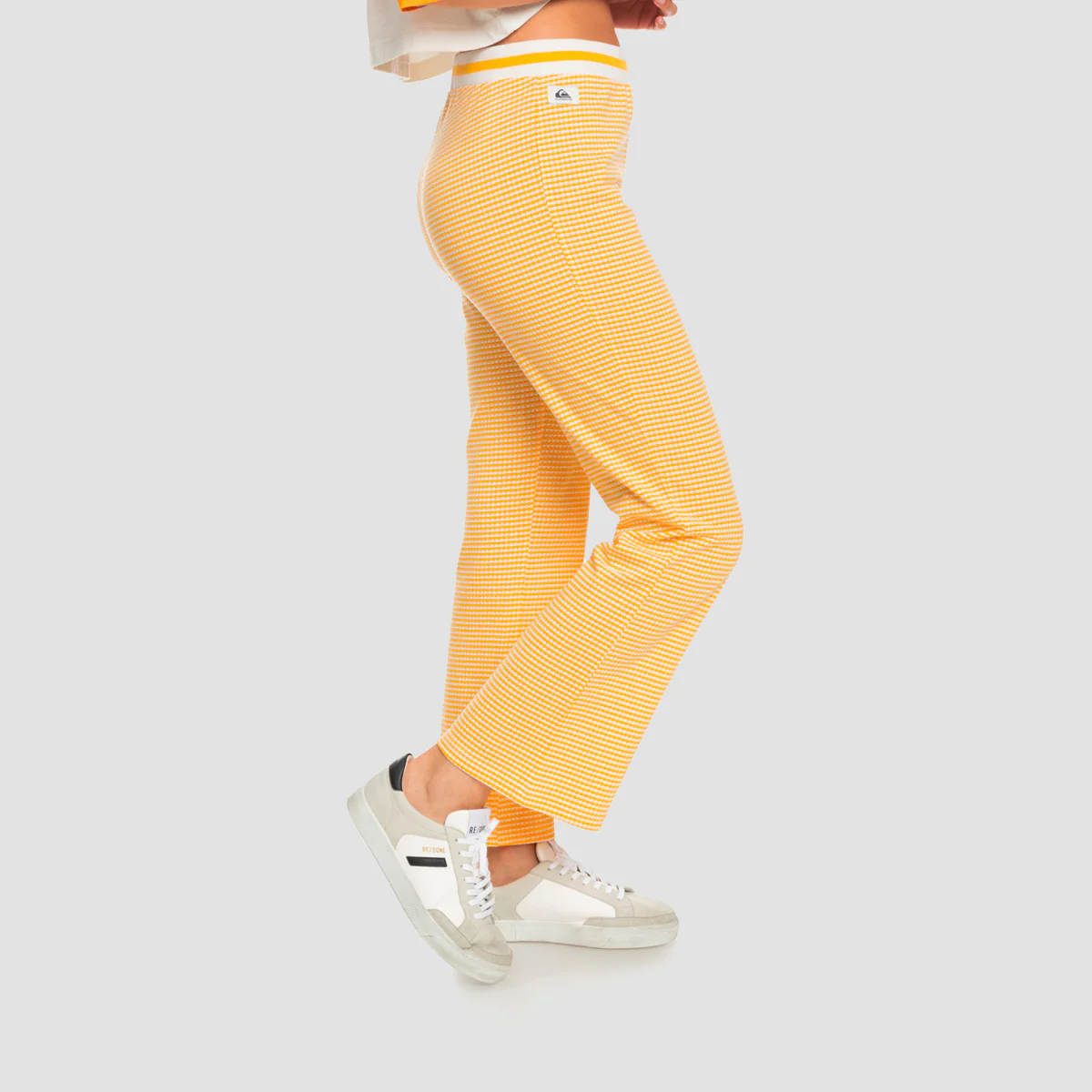 Quiksilver Seventies Mind Flared Trousers Saffron - Womens - Image 2