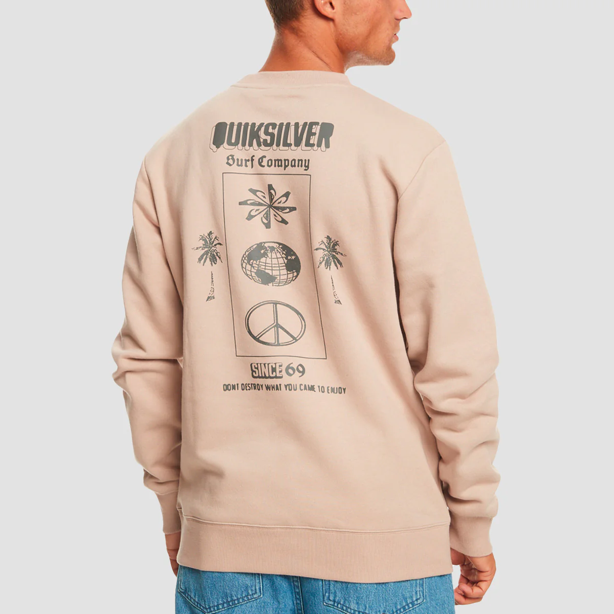 Quiksilver Surf The Earth Crew Sweat Goat - Image 2