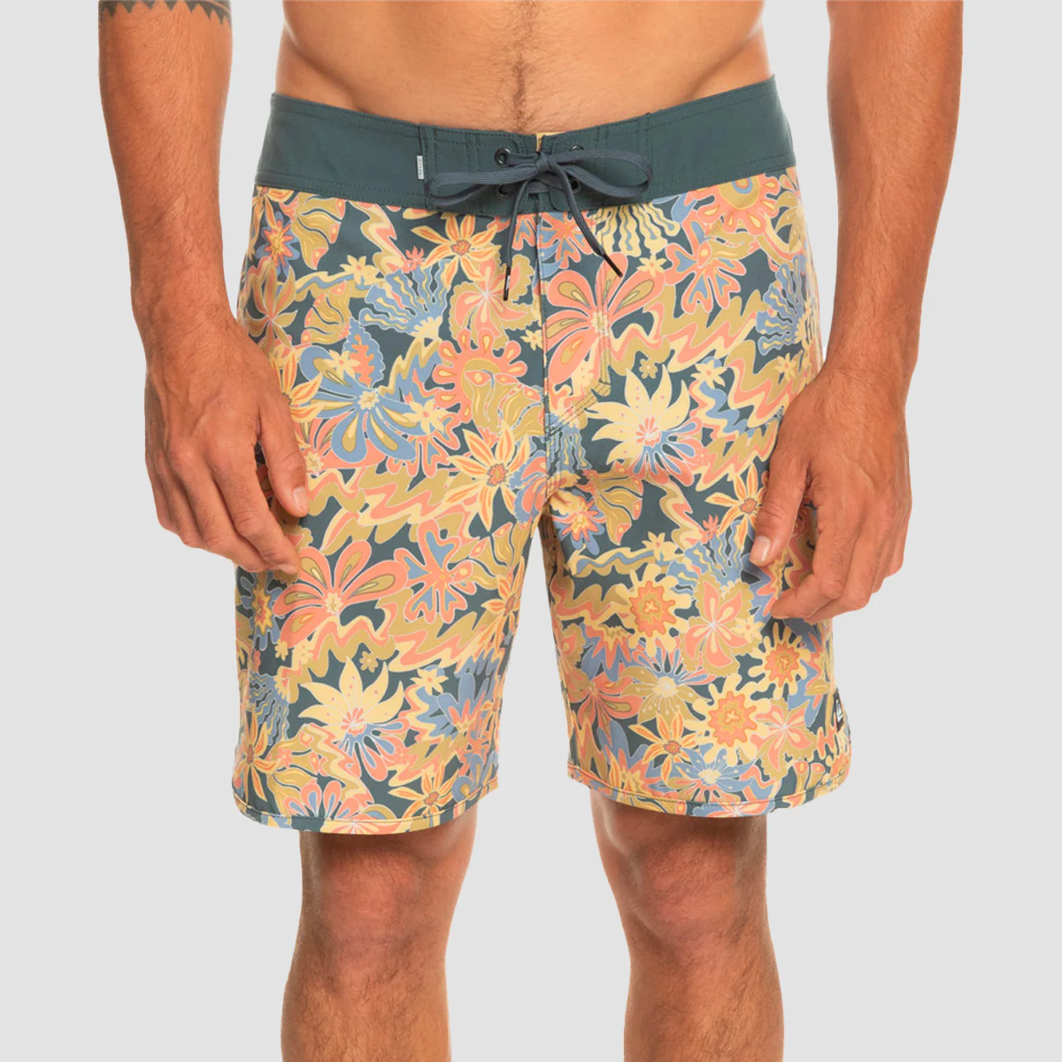 Quiksilver Surfsilk Scallop 18" Boardshorts Dark Slate