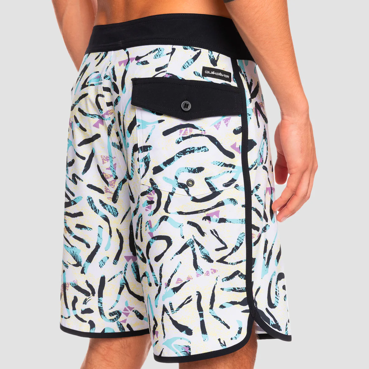 Quiksilver Surfsilk Scallop 19" Boardshorts White - Image 3