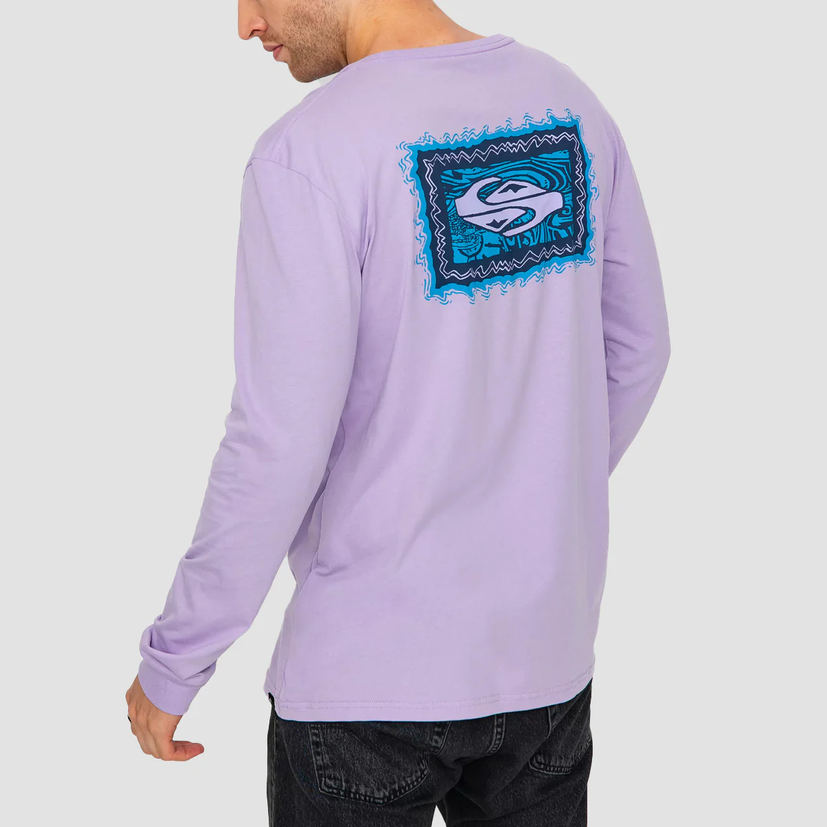 Quiksilver Taking Roots Longsleeve T-Shirt Purple Rose - Image 2