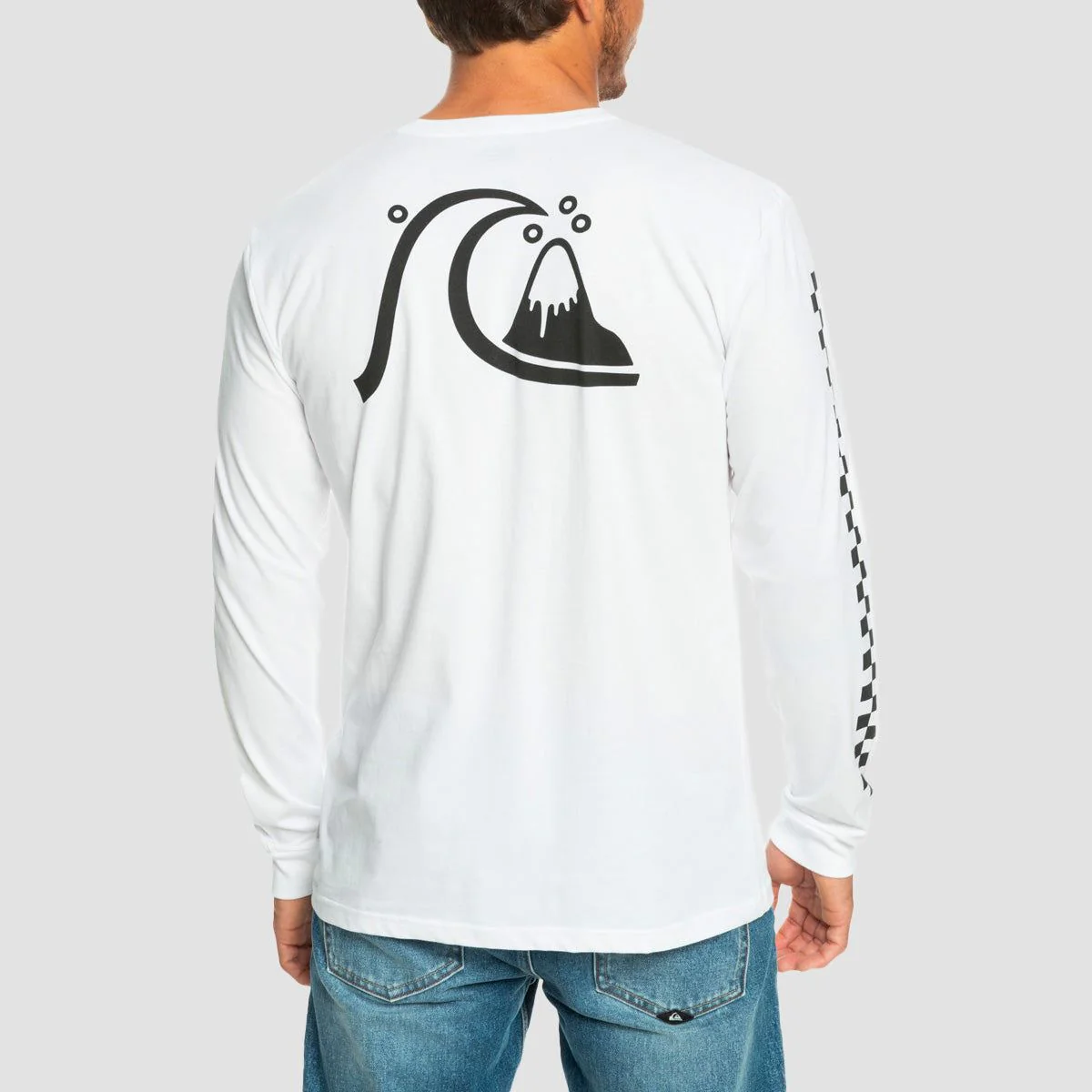 Quiksilver The Original Longsleeve T-Shirt White - Image 2