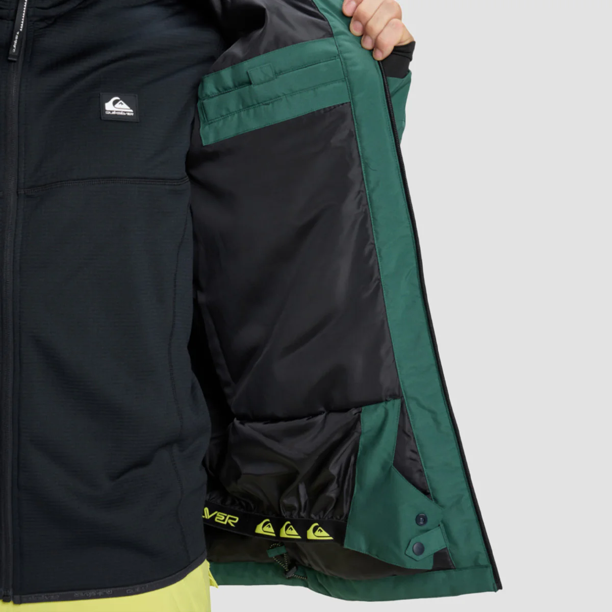 Quiksilver Titano 10K Snow Jacket Trekking Green - Image 3