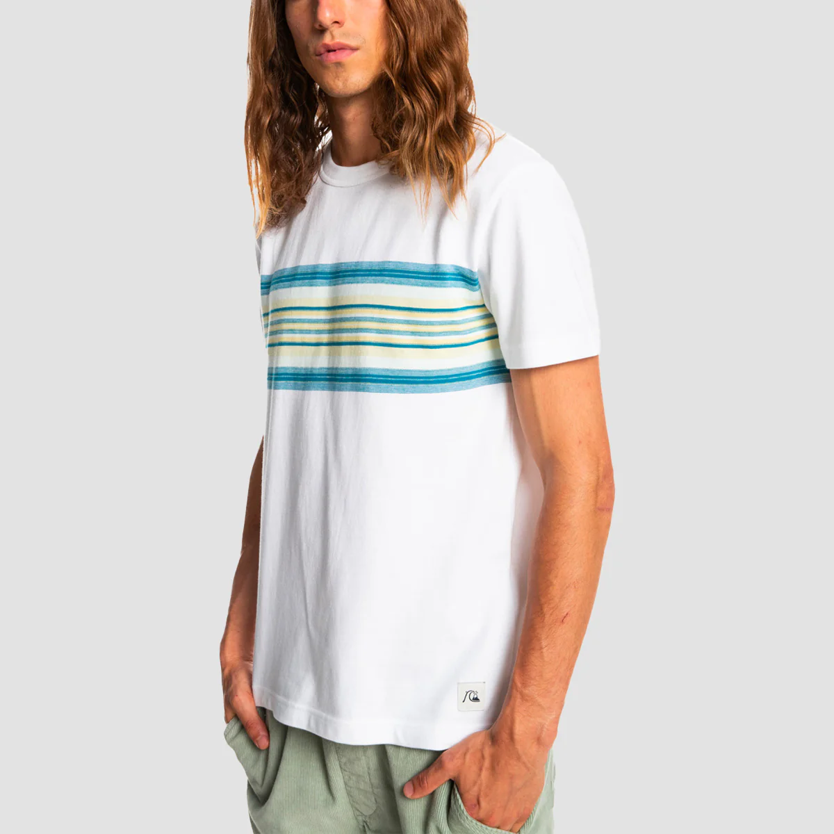 Quiksilver Transat Placement T-Shirt White - Image 2