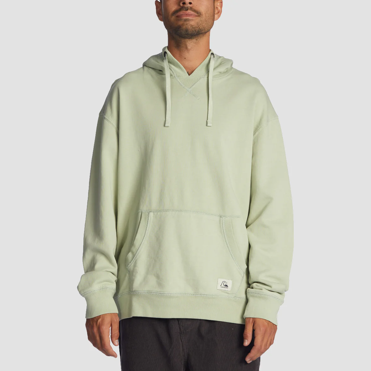 Quiksilver Tripaway Pullover Hoodie Green Milieu