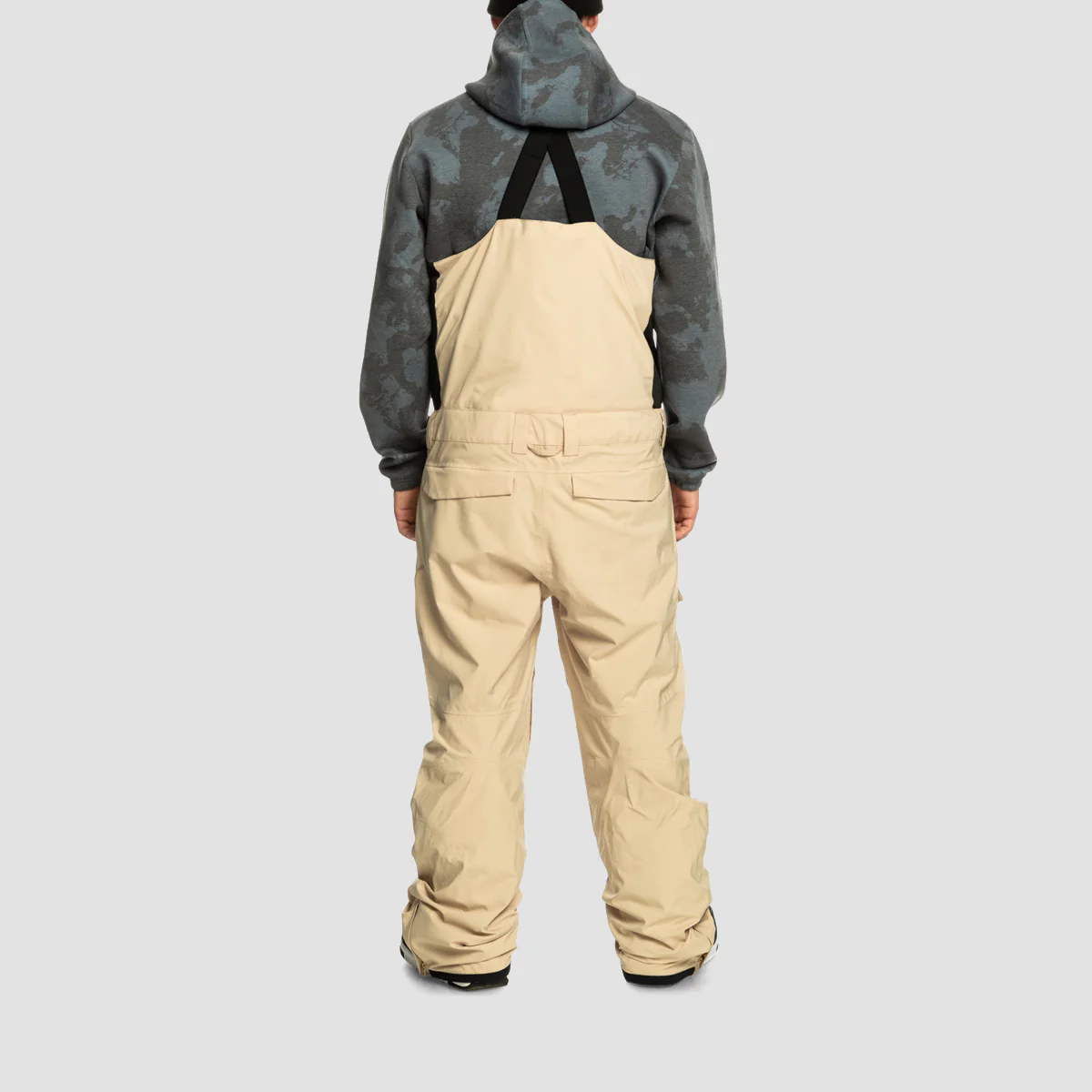Quiksilver Utility 20K Snow Bib Pants Pale Khaki - Image 3