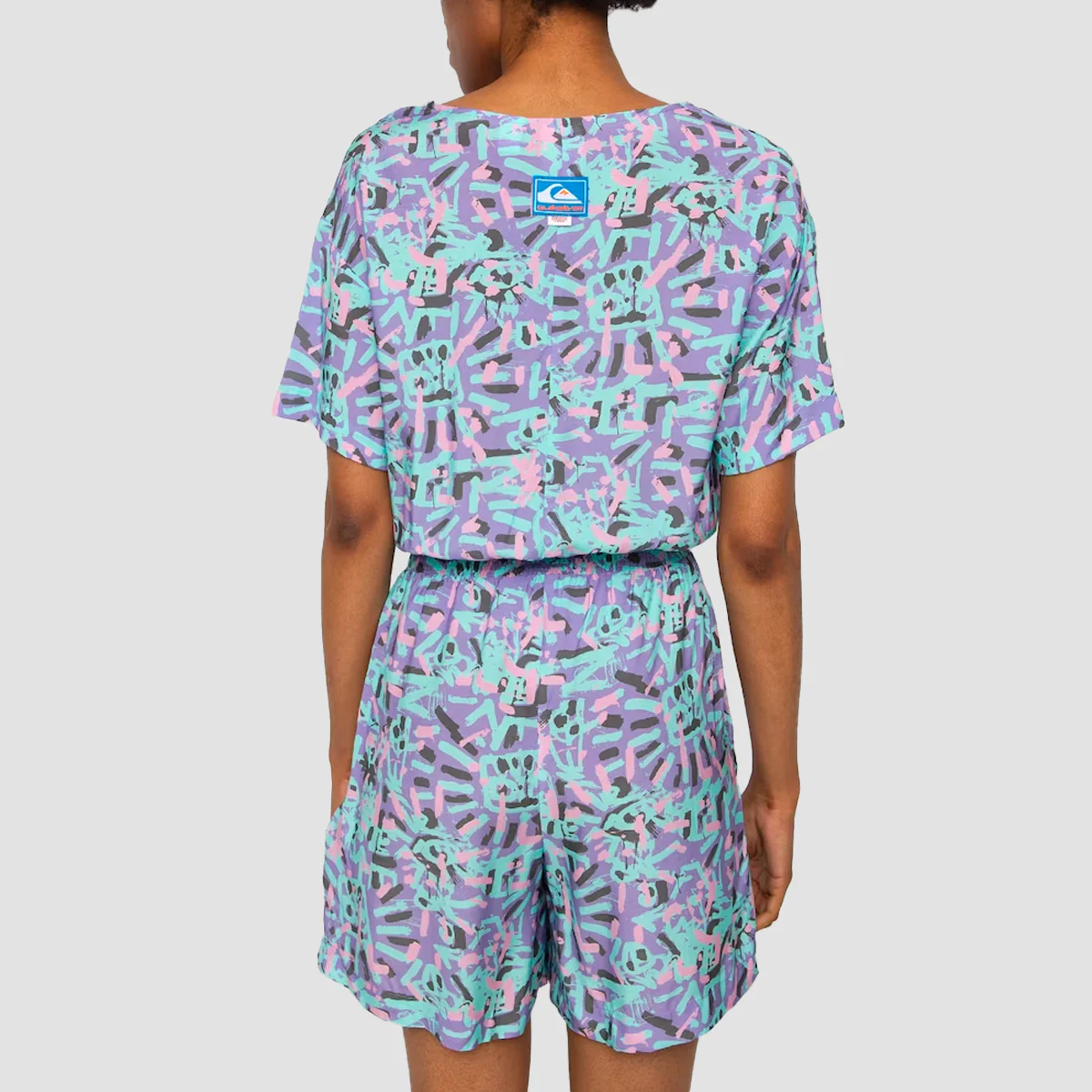 Quiksilver x Stranger Things Lenora Woven Romper Dress Warpaint Marlin - Womens - Image 2