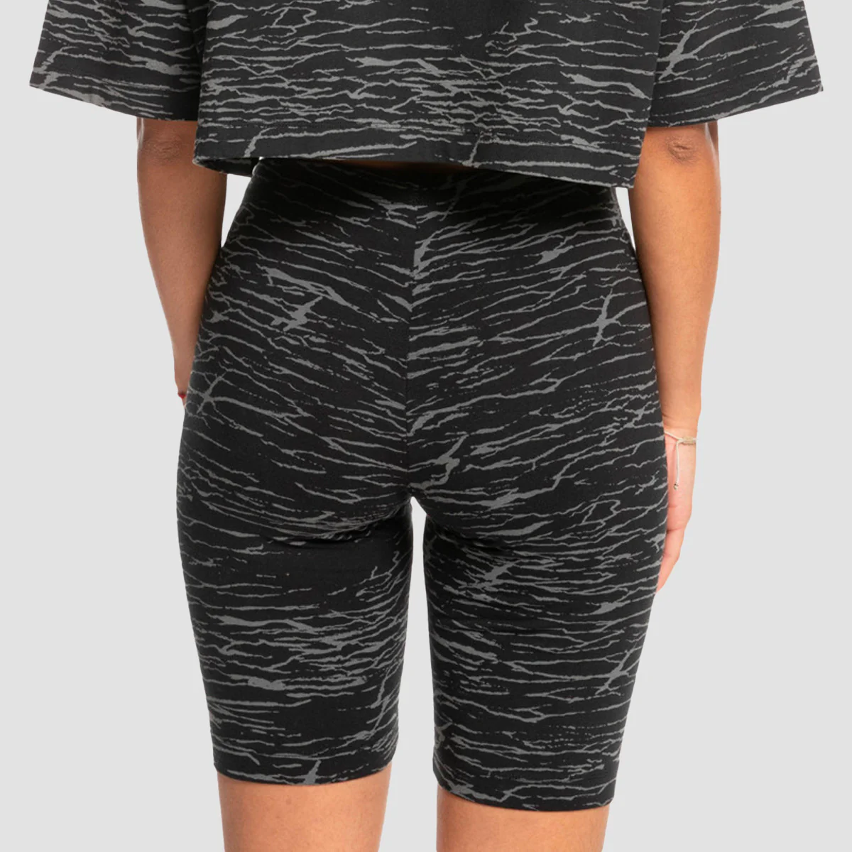 Quiksilver x Stranger Things Upside Down Bike Shorts Static Black - Womens - Image 3