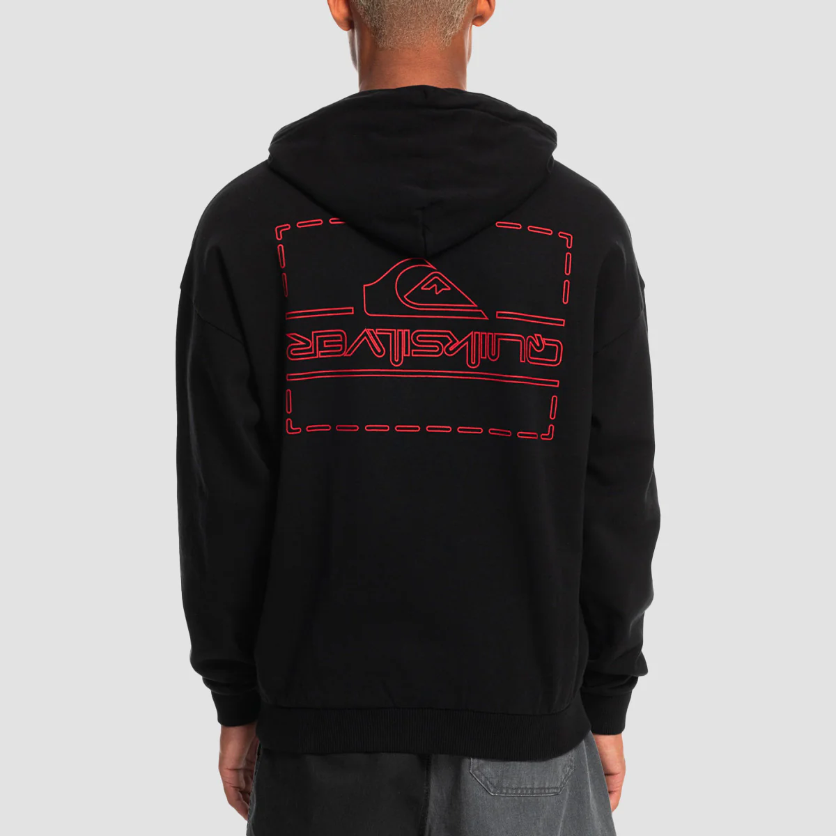 Quiksilver x Stranger Things Upside Down Pullover Hoodie Black - Image 2