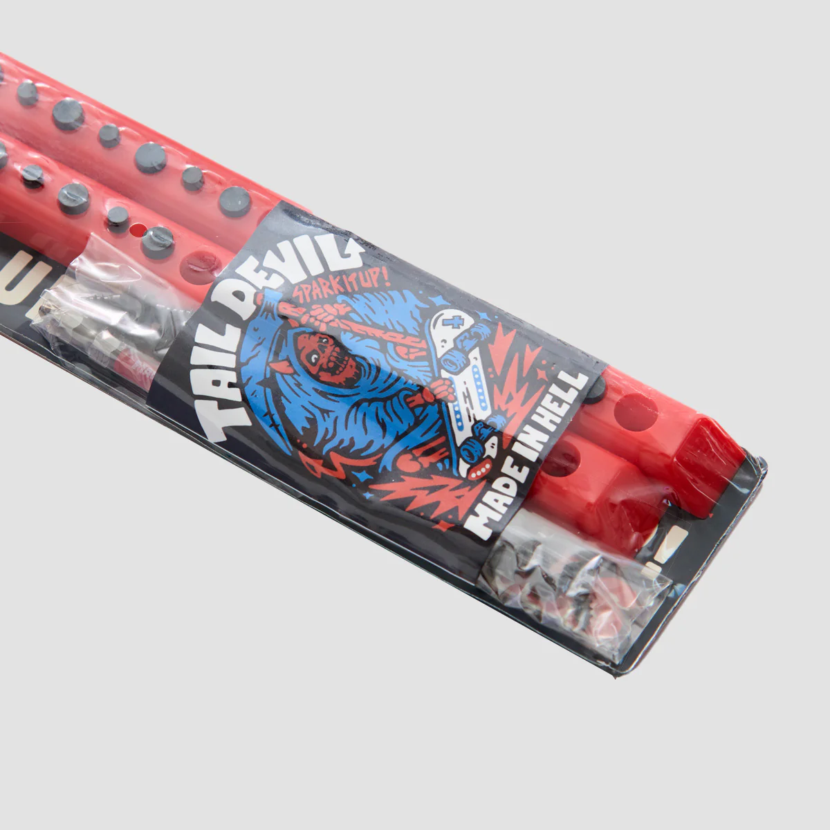 Rail Devils Sparking Skateboard Rails Red - Image 2