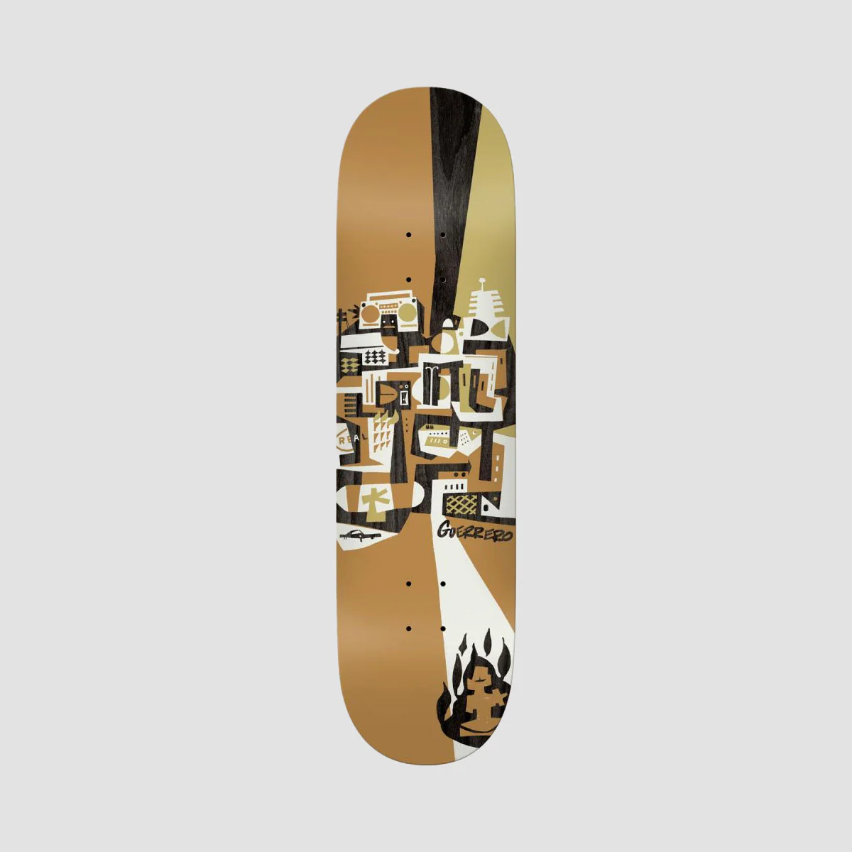Real Guerrero Brian Barneclo Skateboard Deck - 8.75"