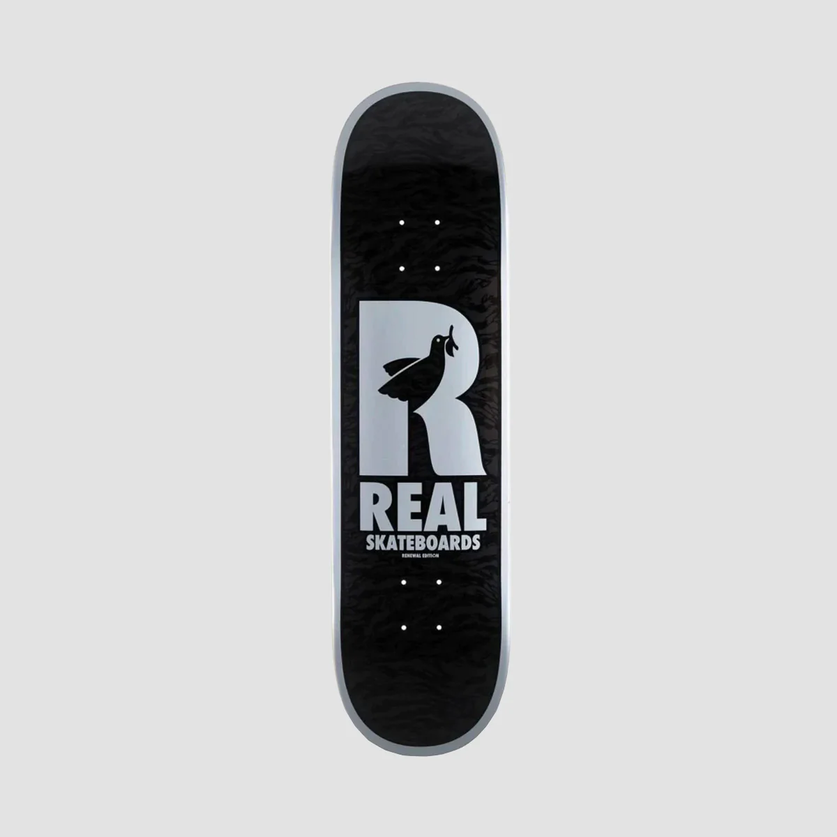 Real Renewal Doves Skateboard Deck Black - 8.25"