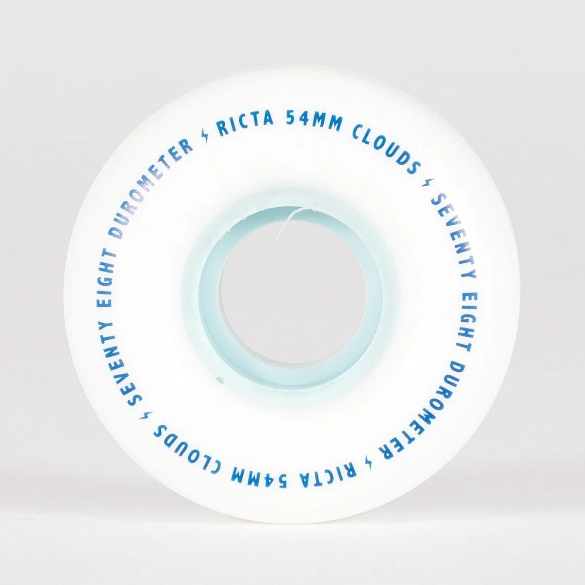 Ricta Clouds 78a Skateboard Wheels White/Blue 54mm - Image 2