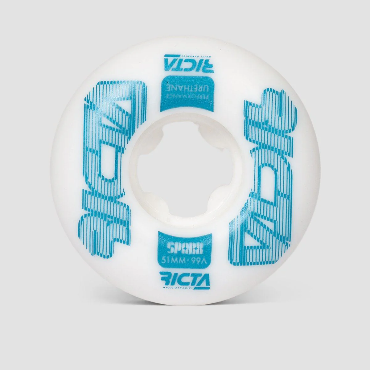Ricta Framework Sparx 99a Skateboard Wheels White 51mm - Image 2