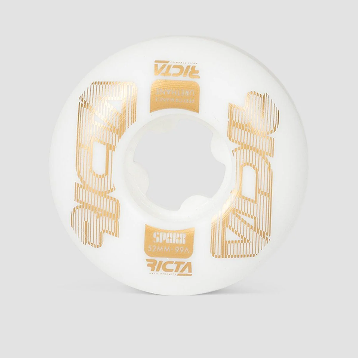 Ricta Framework Sparx 99a Skateboard Wheels White 52mm - Image 2