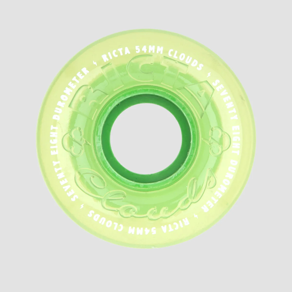 Ricta Mojito Clouds 78a Skateboard Wheels Yellow 54mm