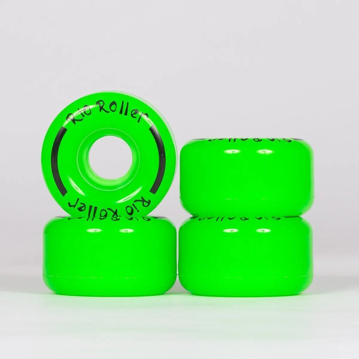 Rio Roller Coaster Wheels x4 Green 62mm