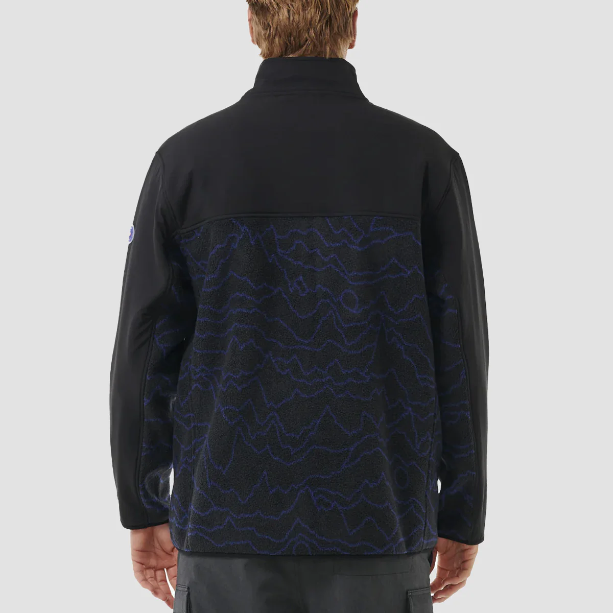 Rip Curl Anti Series Search Zip Fleece Jacket Black/Berry - Image 3