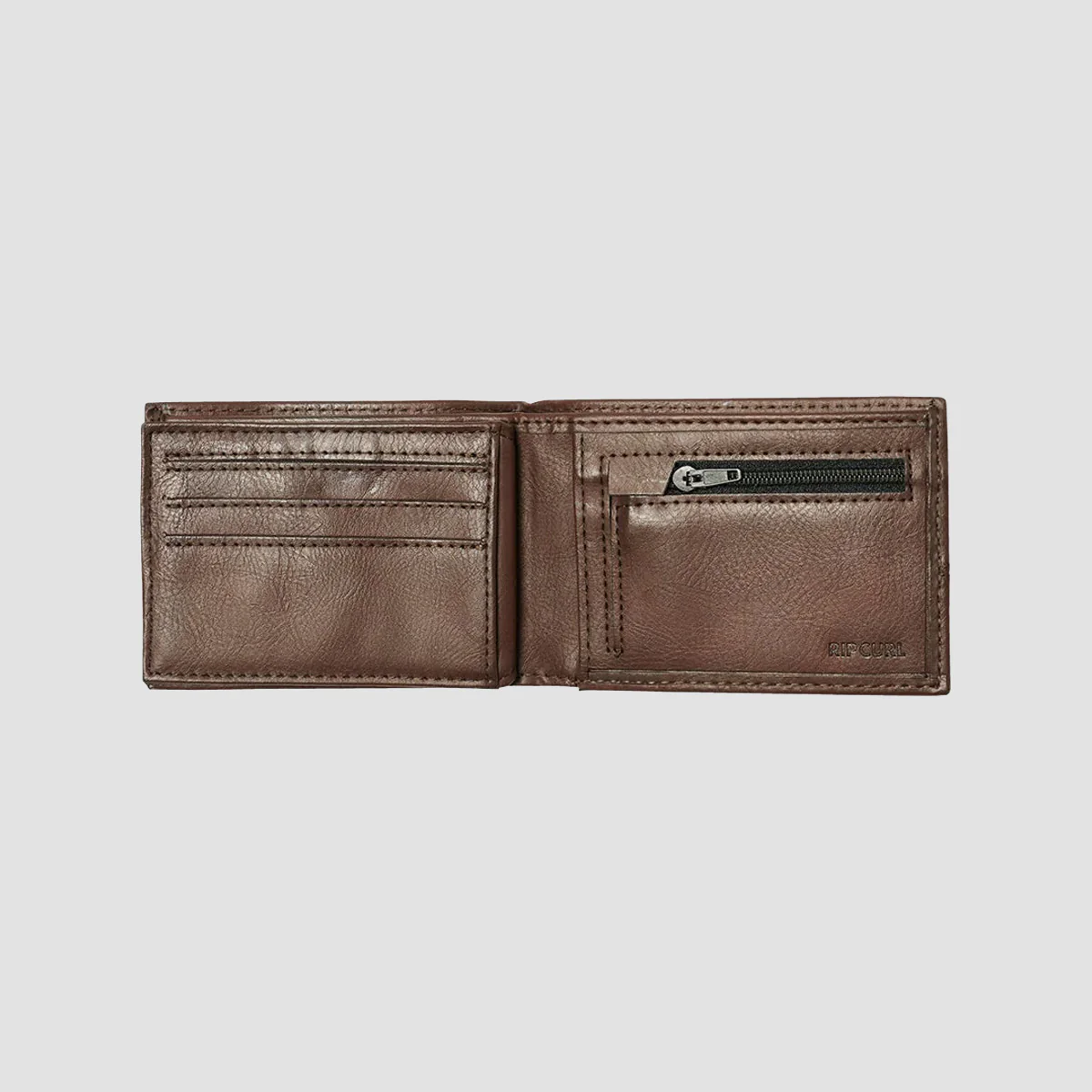Rip Curl Corpawatu Icon PU Slim Wallet Black/Tan - Image 2