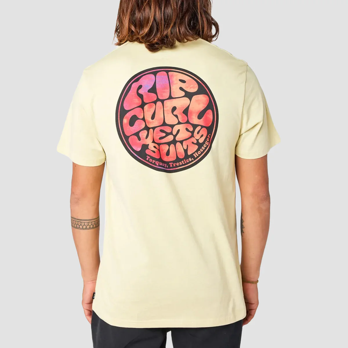 Rip Curl Passage T-Shirt Vintage Yellow - Image 2