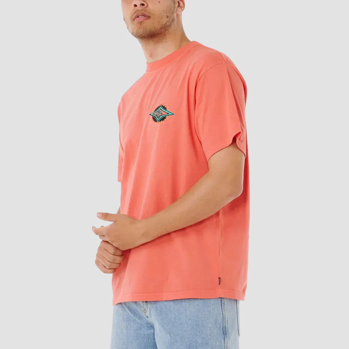 Rip Curl Raw Burst T-Shirt Rose Sky - Image 2