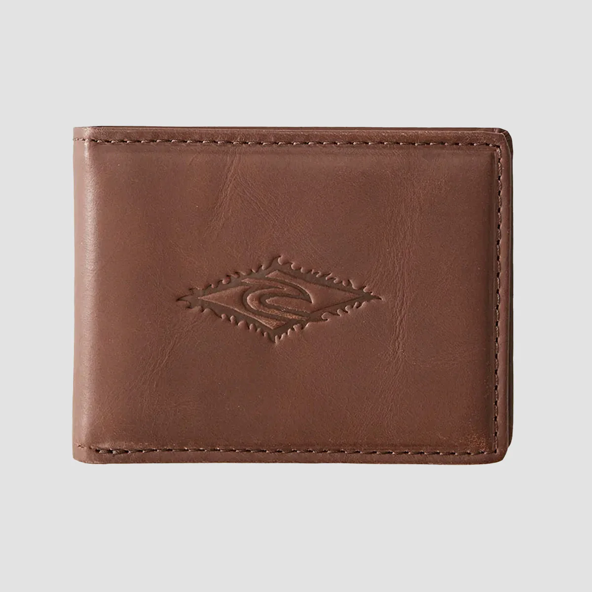 Rip Curl Raw Energy RFID Slim Leather Wallet Brown
