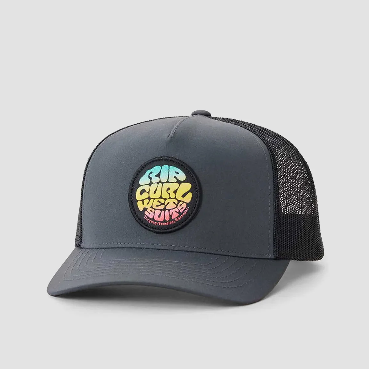 Rip Curl Wetsuit Icon Trucker Cap Washed Black