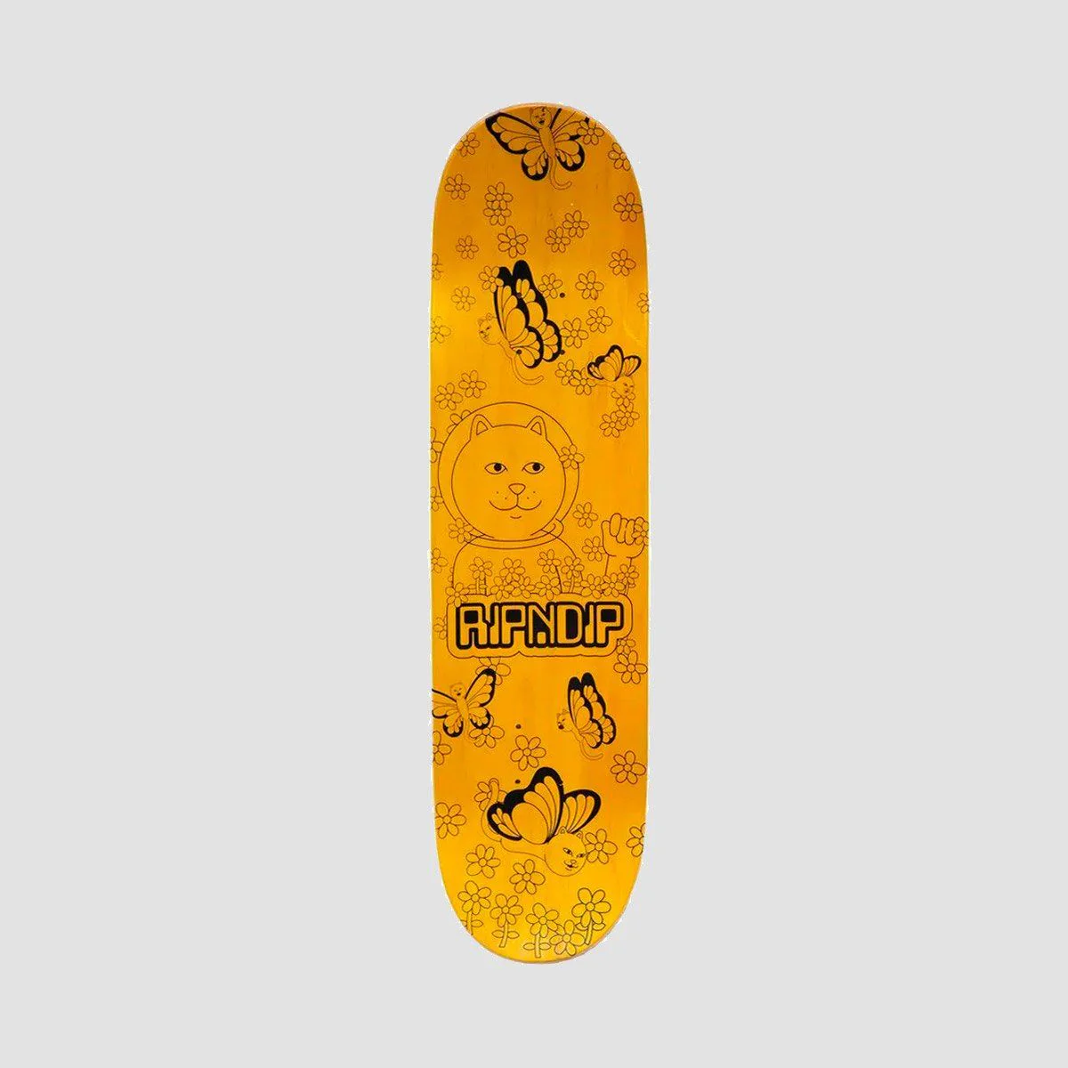 Ripndip Butterfly Skateboard Deck Lavender - 8.5" - Image 2