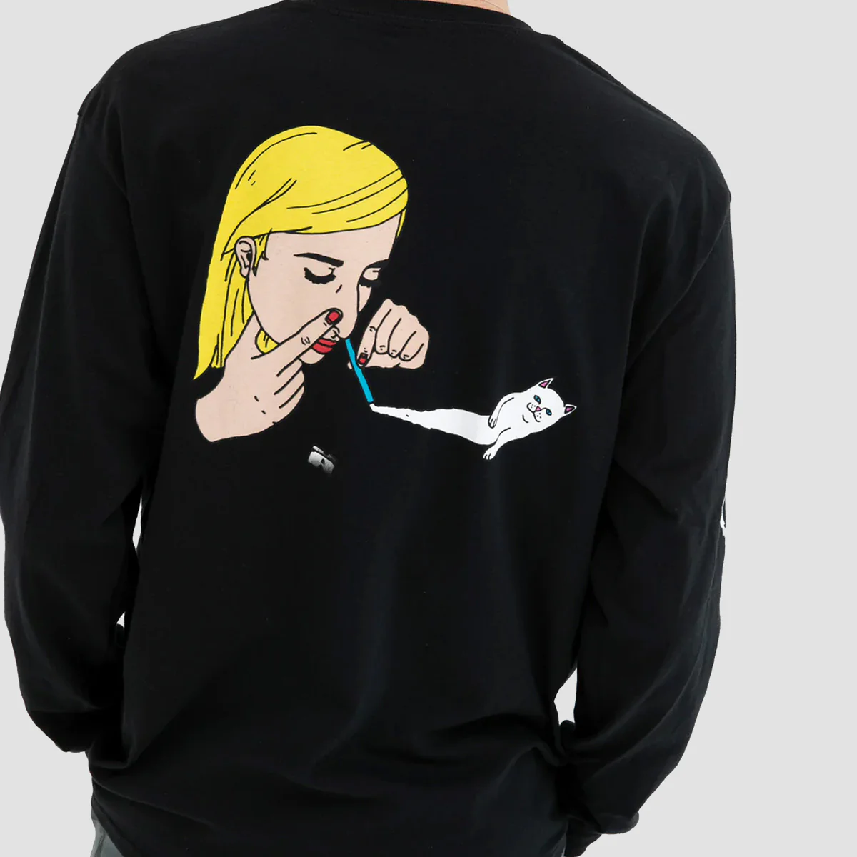 Ripndip Coconerm Longsleeve T-Shirt Black - Image 2