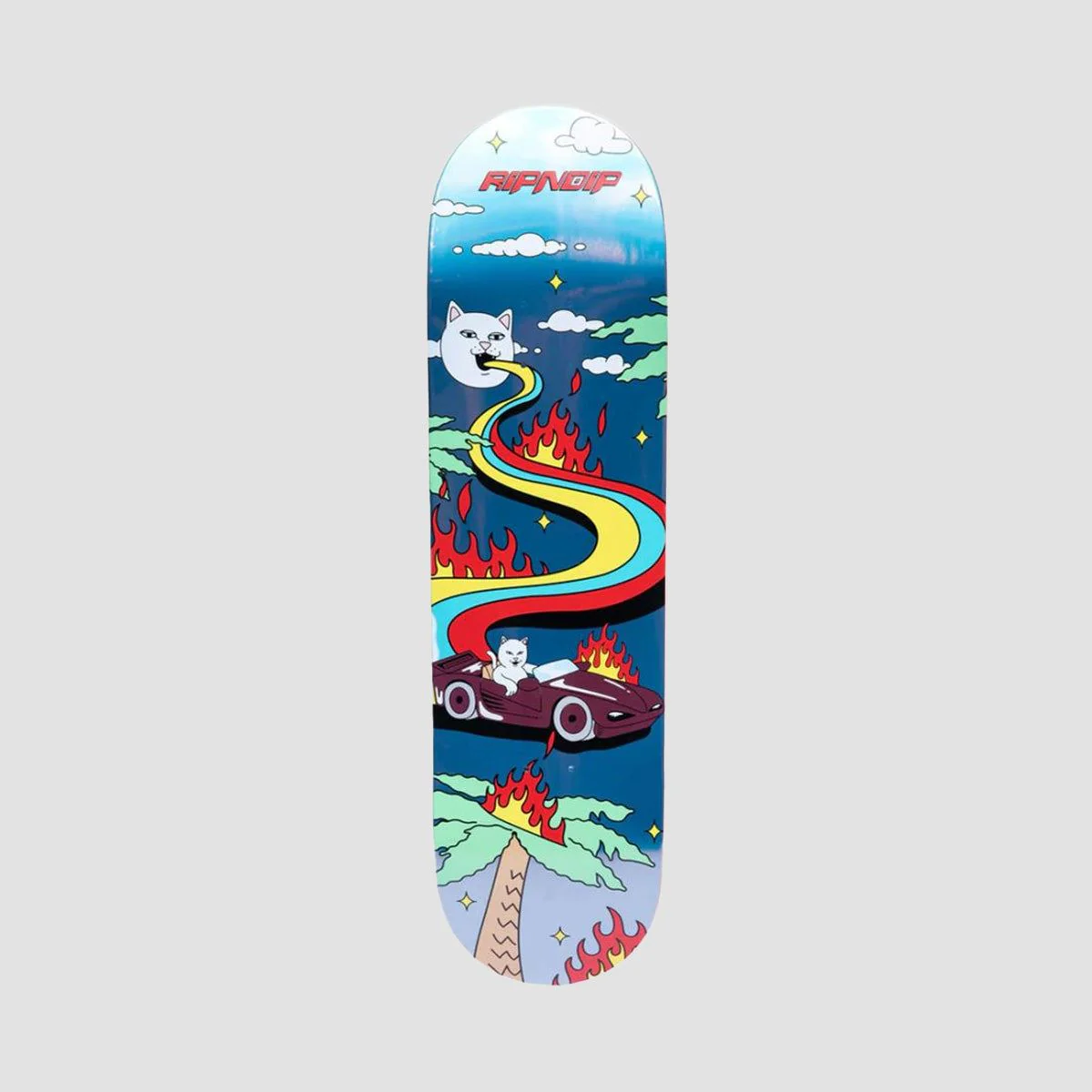 RIPNDIP Hell Racer Skateboard Deck Blue - 8.25"