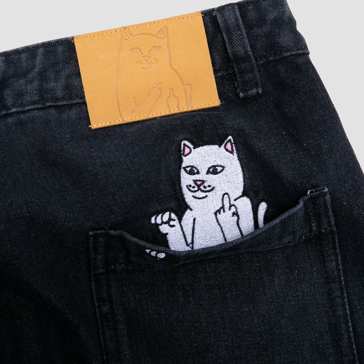 Ripndip La Brea Denim Pants Black Medium Wash - Image 4