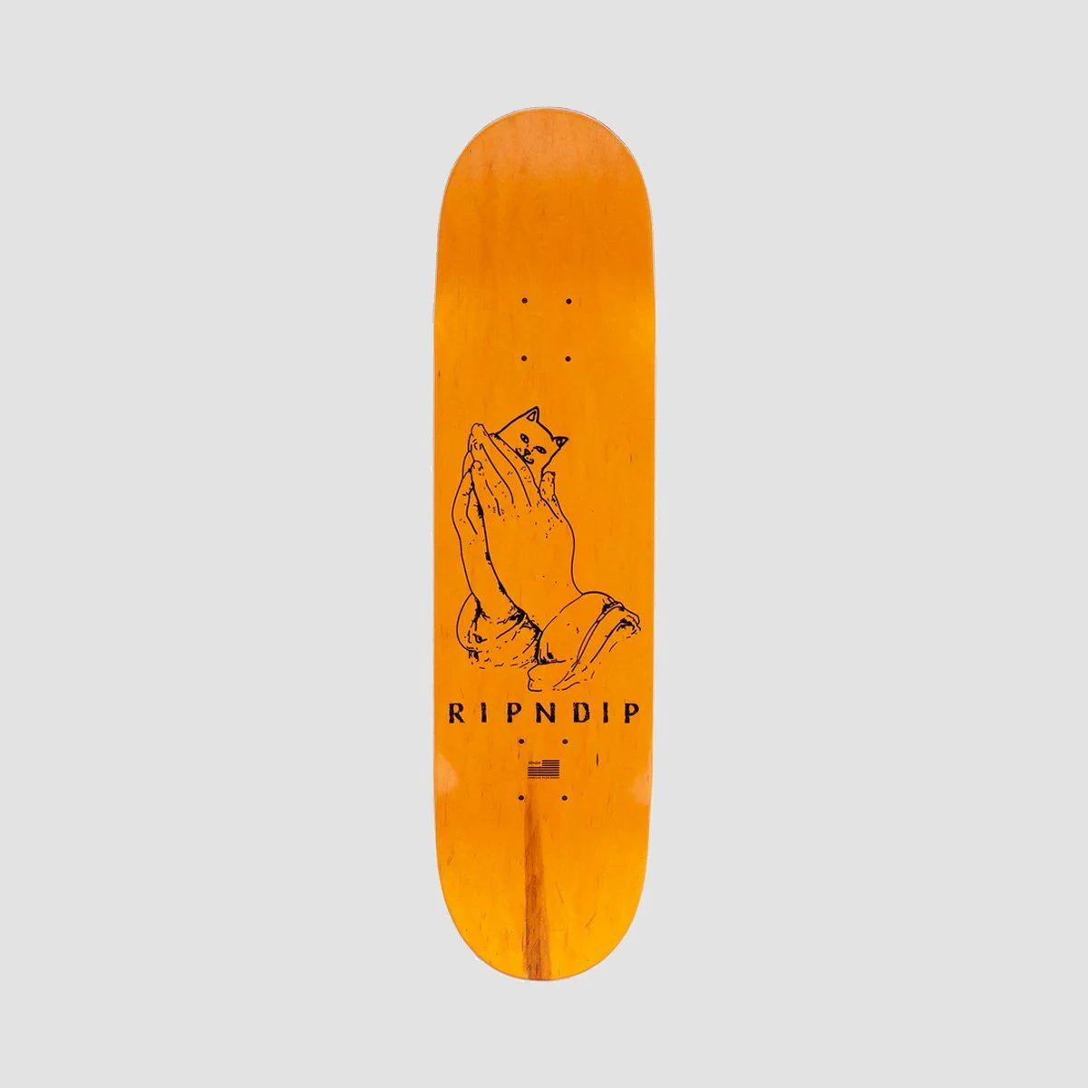 Ripndip Lord Nermal Skateboard Deck Blue/Yellow - 8" - Image 2