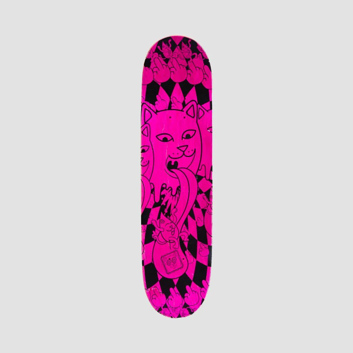 Ripndip Micro Nerm Skateboard Deck Pink - 8.5" - Image 2