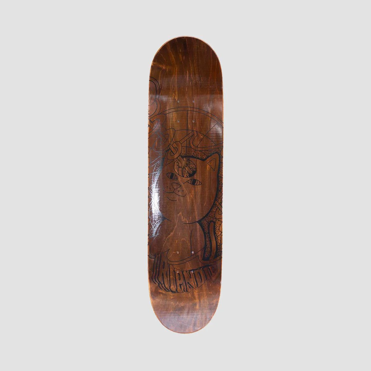 Ripndip Mind Control Skateboard Deck Blue - 8" - Image 2