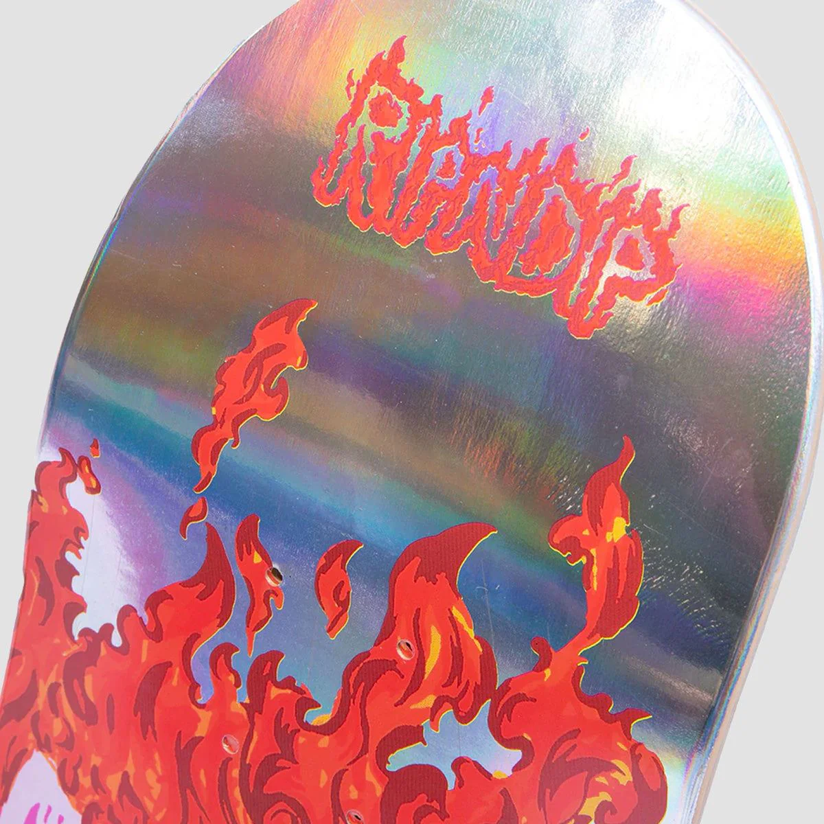 RIPNDIP Nerm In Heck Skateboard Deck Red - 8.5" - Image 2